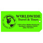 Custom Travel Hang Tag - Worldwide Travel & Tours