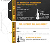 Custom 4 Color Hang Tag - Jim Clinton Violins LLC