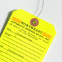 Custom Clipped Corner Hang Tag - Northeast Automatic Sprinkler Co., Inc.