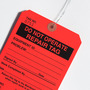 Custom Clipped Corners Hang Tag - Do Not Operate