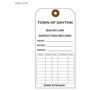Town of Dayton Backflow Inspection Tag