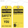 Caution Safety Tag