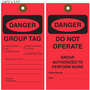 Danger Do Not Operate Group Tag