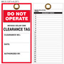 Nevada Solar One Do Not Operate Clearance Tag