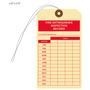 Fire Extinguisher Inspection Record Tag (Manilla)