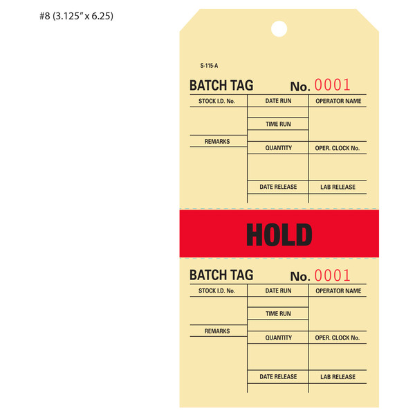 Custom Printed Hanging Hold Tags St. Louis Tag