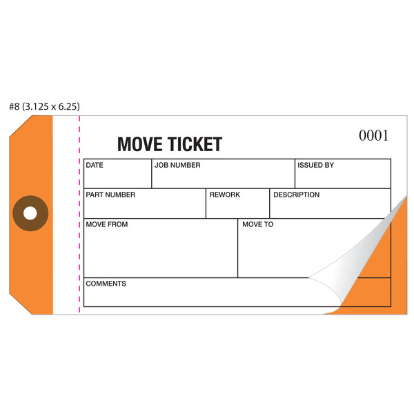 Custom Printed Move Hang Tags St. Louis Tag