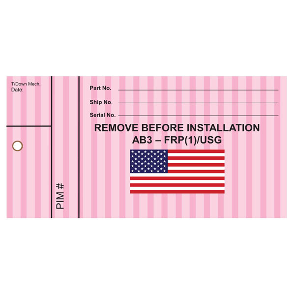 Custom Inventory Hang Tags, Numbered, Part, Asset St. Louis Tag