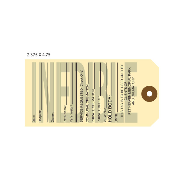Toe Tags Custom Hang Tags St. Louis Tag