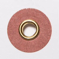 3/16 in. Patch Reinforced Hang Tag Hole with Metal Eyelet