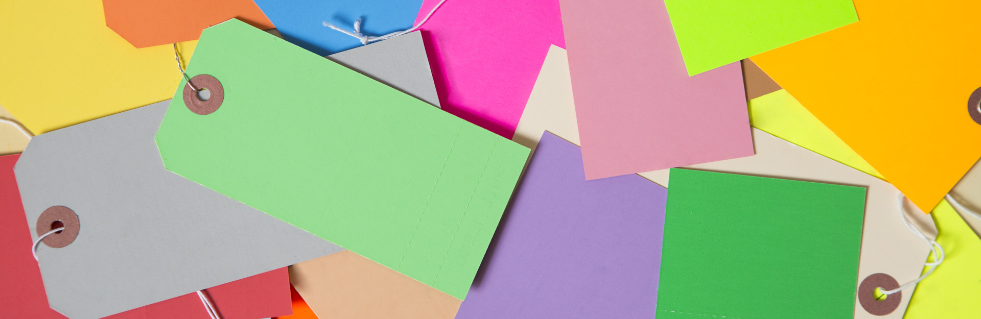 Blank Colored Cardstock Tags