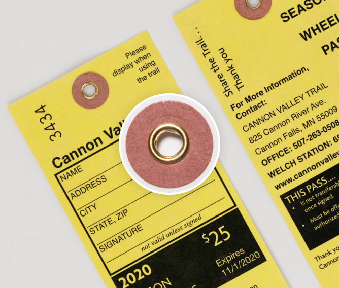 Reinforced Eyelets
