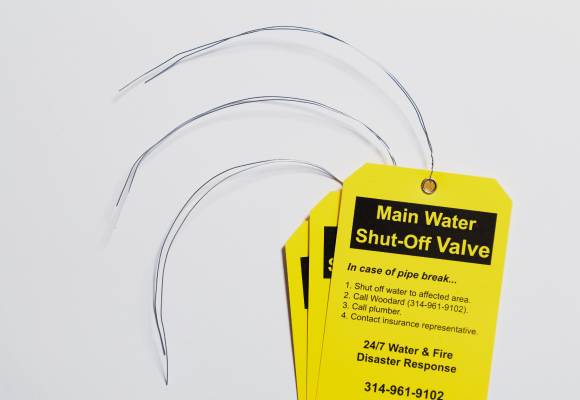 12 in. x 26 Gauge Twisted Wire Hang Tag Attachment