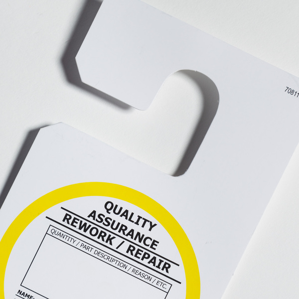 quality assurance tag