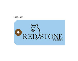 Custom Resort Baggage Hang Tag - Redstone