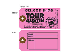 Custom Baggage Hang Tag - Tour Austin