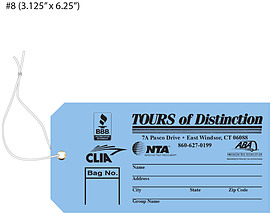 Custom Baggage Hang Tag - Tours of Distinction