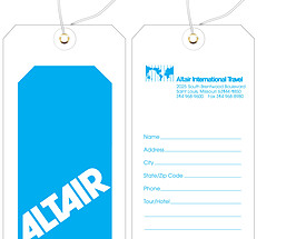 Custom Baggage Hang Tag - Altair