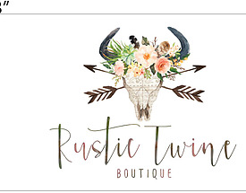 Custom 4 Color Hang Tag - Rustic Twine Boutique