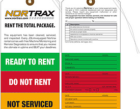 Custom 4 Color Hang Tag - Nortrax