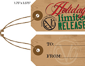 Custom 4 Color Hang Tag - Evolution Craft Brewing