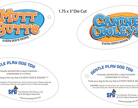 Custom 4 Color Hang Tags - The Samson Pet Group