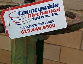 Custom 4 Color Hang Tag - Countywide Mechanical Systems