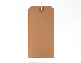 Standard Color - Brown Hang Tag from St. Louis Tag