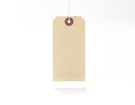 Standard Color - Ivory Hang Tag from St. Louis Tag