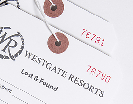 Lost & Found Hang Tags with Consecutive Numbering