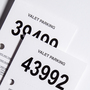 Valet Hang Tags with Consecutive Numbering