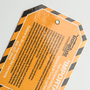 Laminated Hang Tag for Important Information - St. Louis Tag