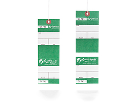 Claim Ticket - Hang Tag with Horizontal Perforation