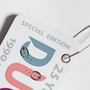 Rounded Corners Clothing Tag