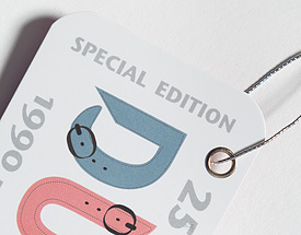 Rounded Corners Clothing Tag