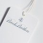 Rounded Corners Brooks Brothers Hang Tag