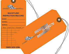 Brownley Backflow Inspection Tag