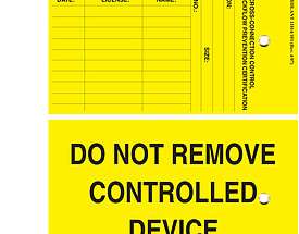 NAVFAC Mid-Atlantic Backflow Prevention Tag