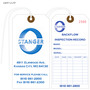 Stanger Backflow Inspection Record Tag