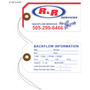 R & R Services Backflow Test Tag