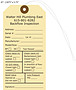 Walter Hill Backflow Inspection Tag