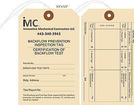 Innovative Mechanical Backflow Prevention Tag