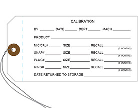 Generic Calibration Tag with metal wiring