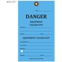 Danger Equipment Tagged Out Tag
