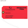 Guarantee Electrical Defective Tool Tag