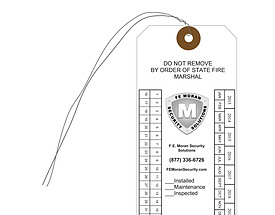 F.E. Moran – Fire Extinguisher Inspection Tag