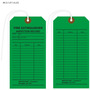 Fire Extinguisher Inspection Record Tag (Green)