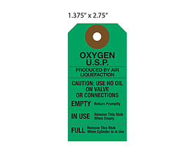 Air Liquefaction Gas Cylinder Tag