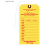 University Of Maine Monthly Inspection Tag