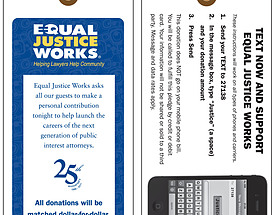 Equal Justice Works Instructions Support Tag